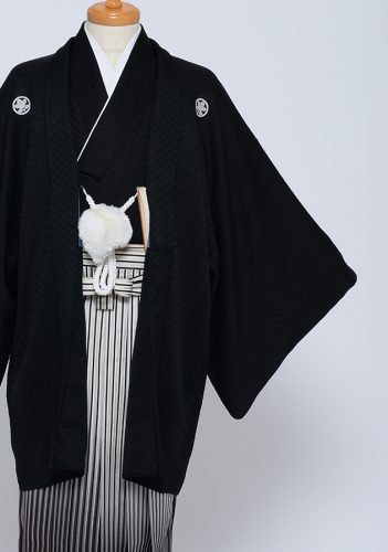 黒の新郎レンタル紋付袴