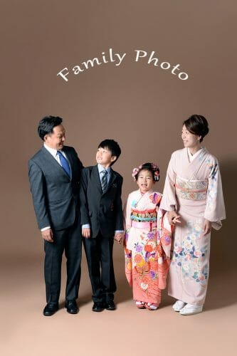 七五三撮影はひまわり　家族写真　七五三参り　フォト　富山県高岡市　射水神社