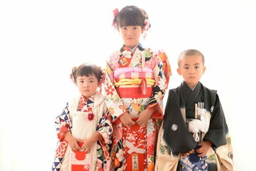 七五三　753　7歳女の子　5歳男の子　3歳女の子　富山　高岡　射水神社　大仏前　七五三のレンタル