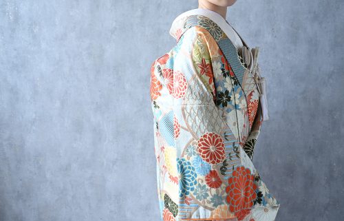色打掛水色モダン