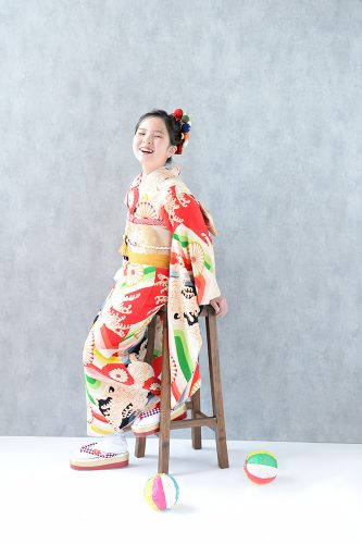 大人まで折り返し地点のハーフ成人式の写真