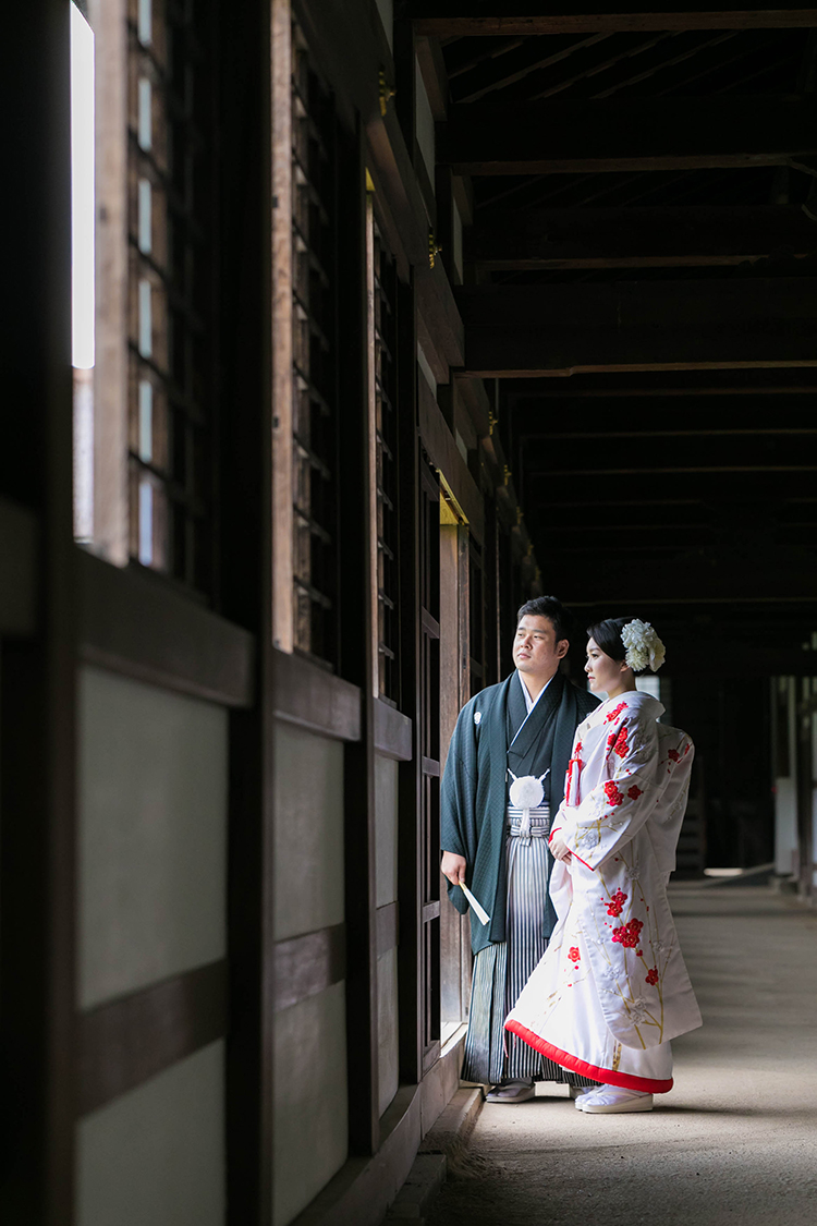 富山県の国号瑞龍寺にて、ブライダルハウスひまわりがプロデュースするウェディングフォトの撮影をしてきました